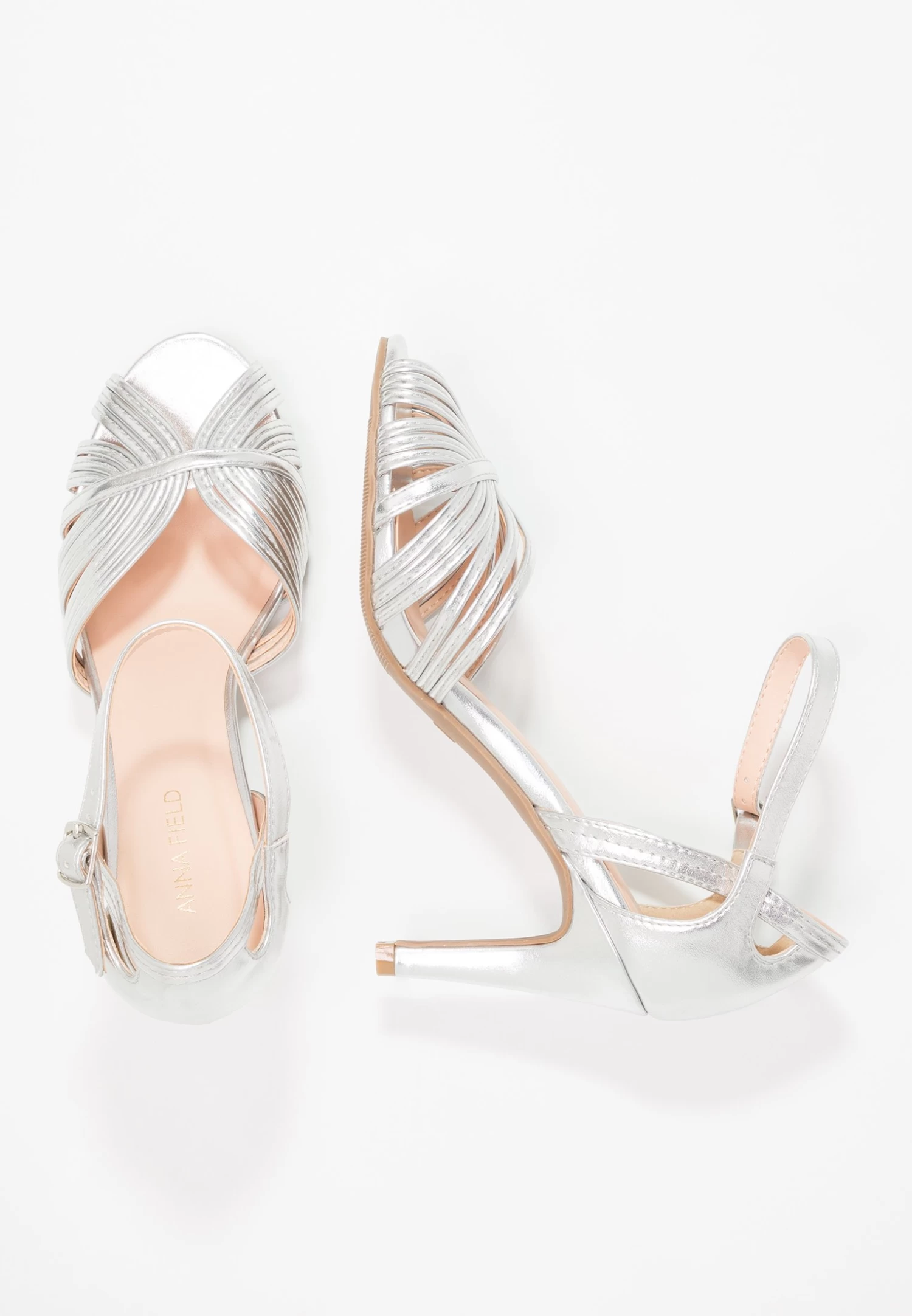 Anna Field Sandalen Met Hoge Hak - Silver 4 Anna Field Sandalen Met Hoge Hak - Silver - Afbeelding 4
