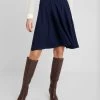 Anna Field A-Lijn Rok - Maritime Blue