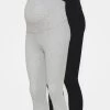 2 Pack Capri - Legging - Black/Light Grey