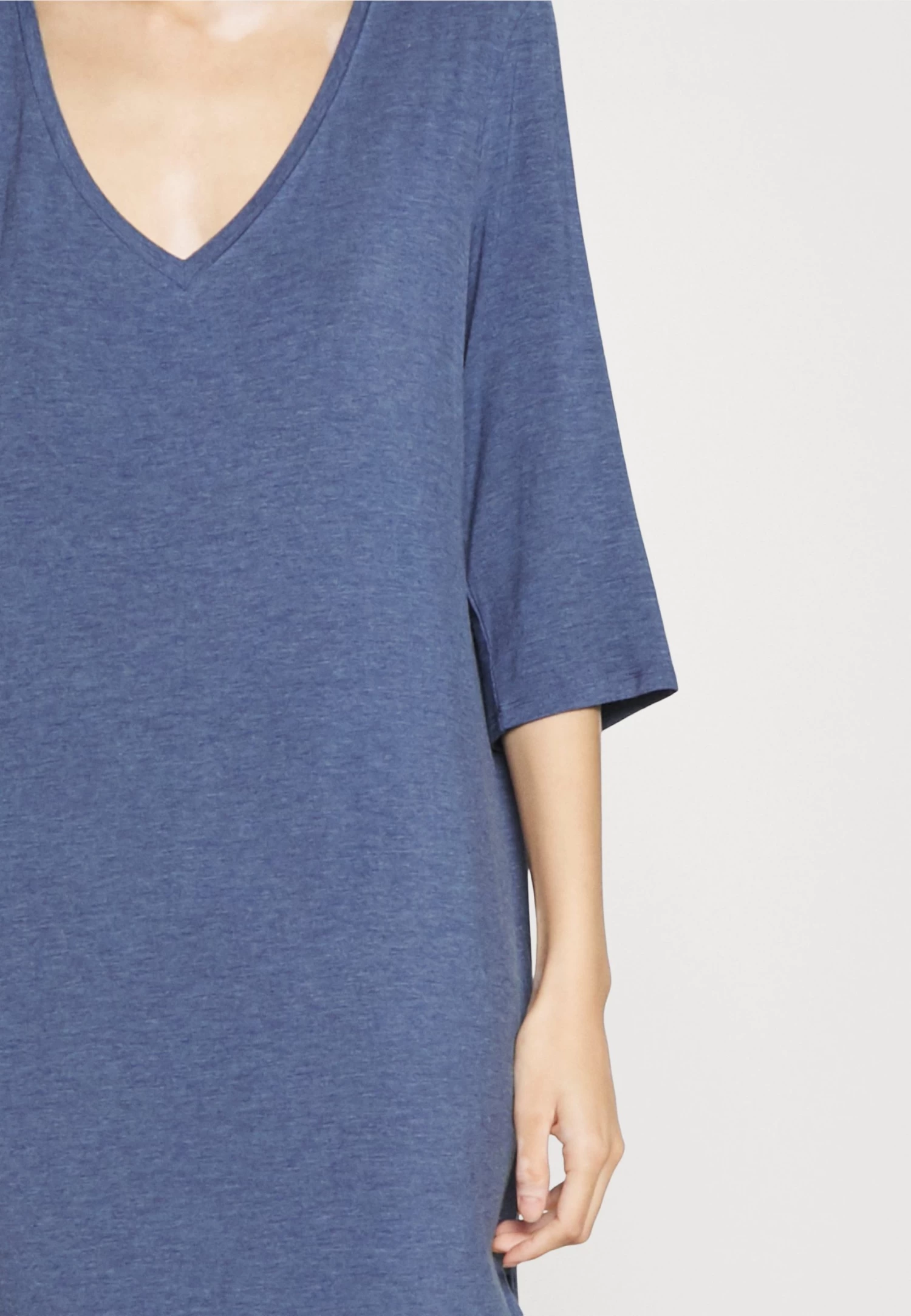 Anna Field Nachtjapon -Blue 5 Anna Field Nachtjapon -Blue - Afbeelding 5