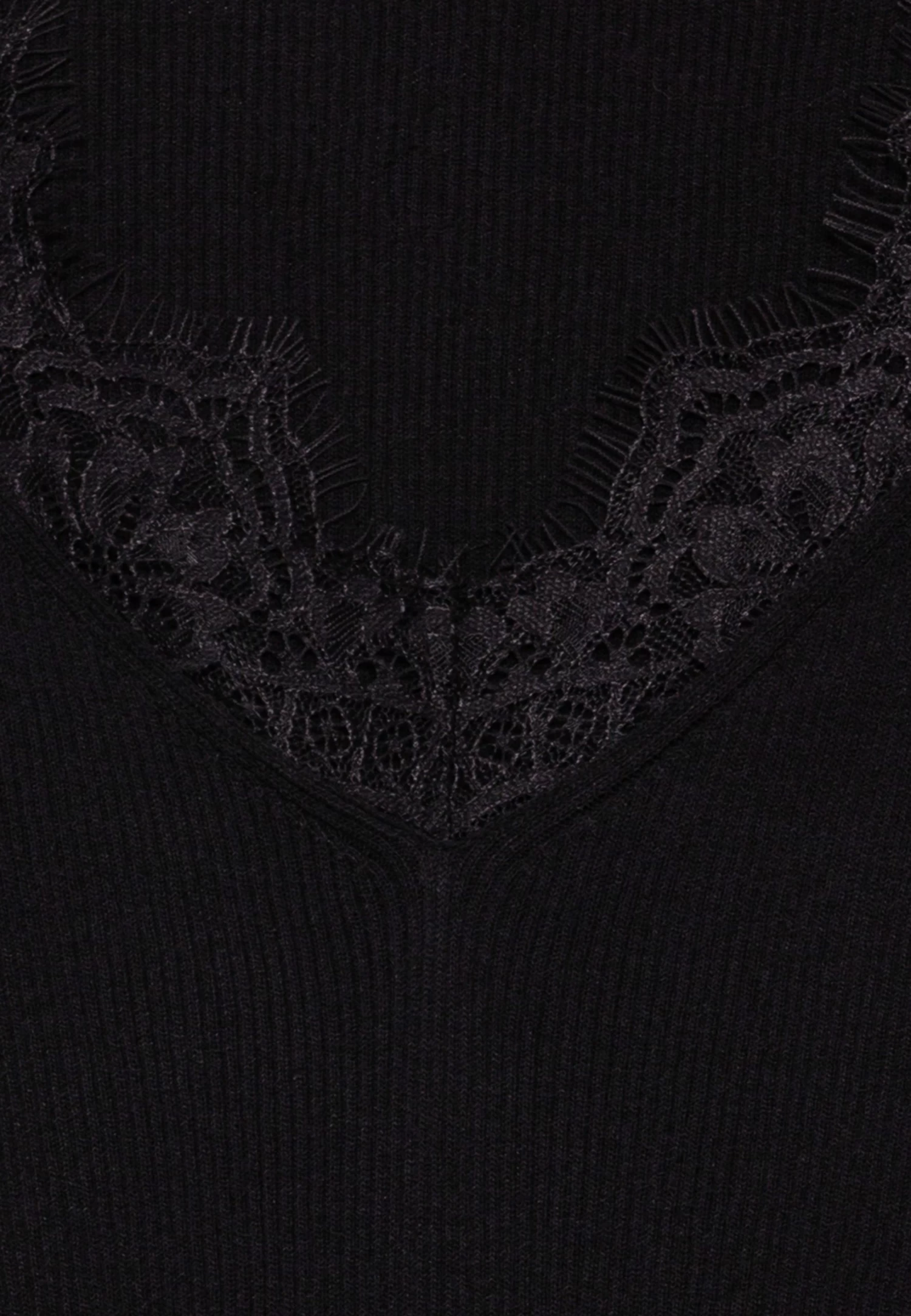 Anna Field Lace - Trui - Black 3 Anna Field Lace - Trui - Black - Afbeelding 3