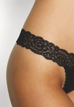 Anna Field 10Pp Cotton And Lace Thong - String - Black -Anna Field 1e3643c56d2f40289953e14d52bb3ace