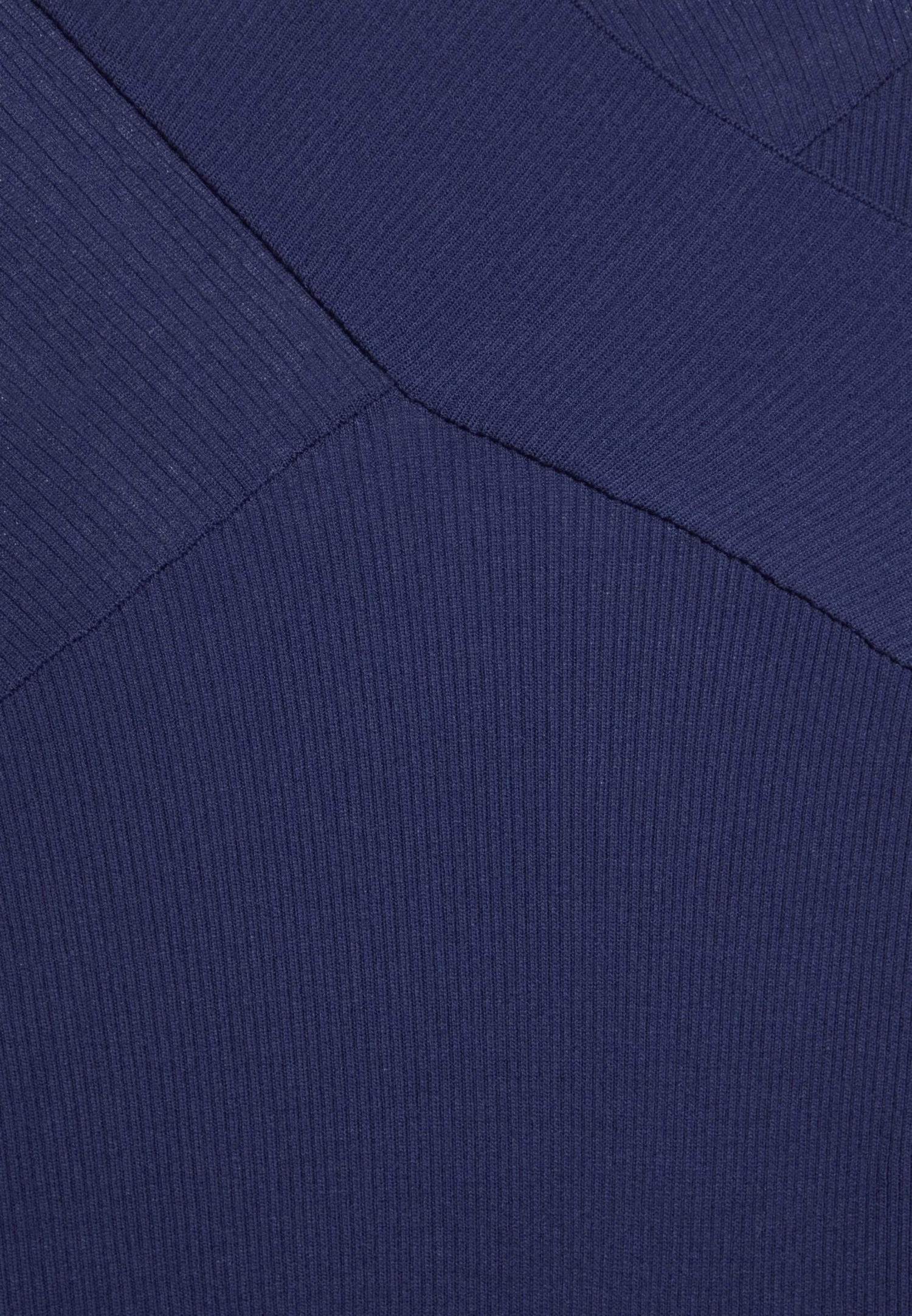 Anna Field V Ausschnitt Bodycon Midi Strickkleid - Etui-Jurk - Dark Blue 3 Anna Field V Ausschnitt Bodycon Midi Strickkleid - Etui-Jurk - Dark Blue - Afbeelding 3