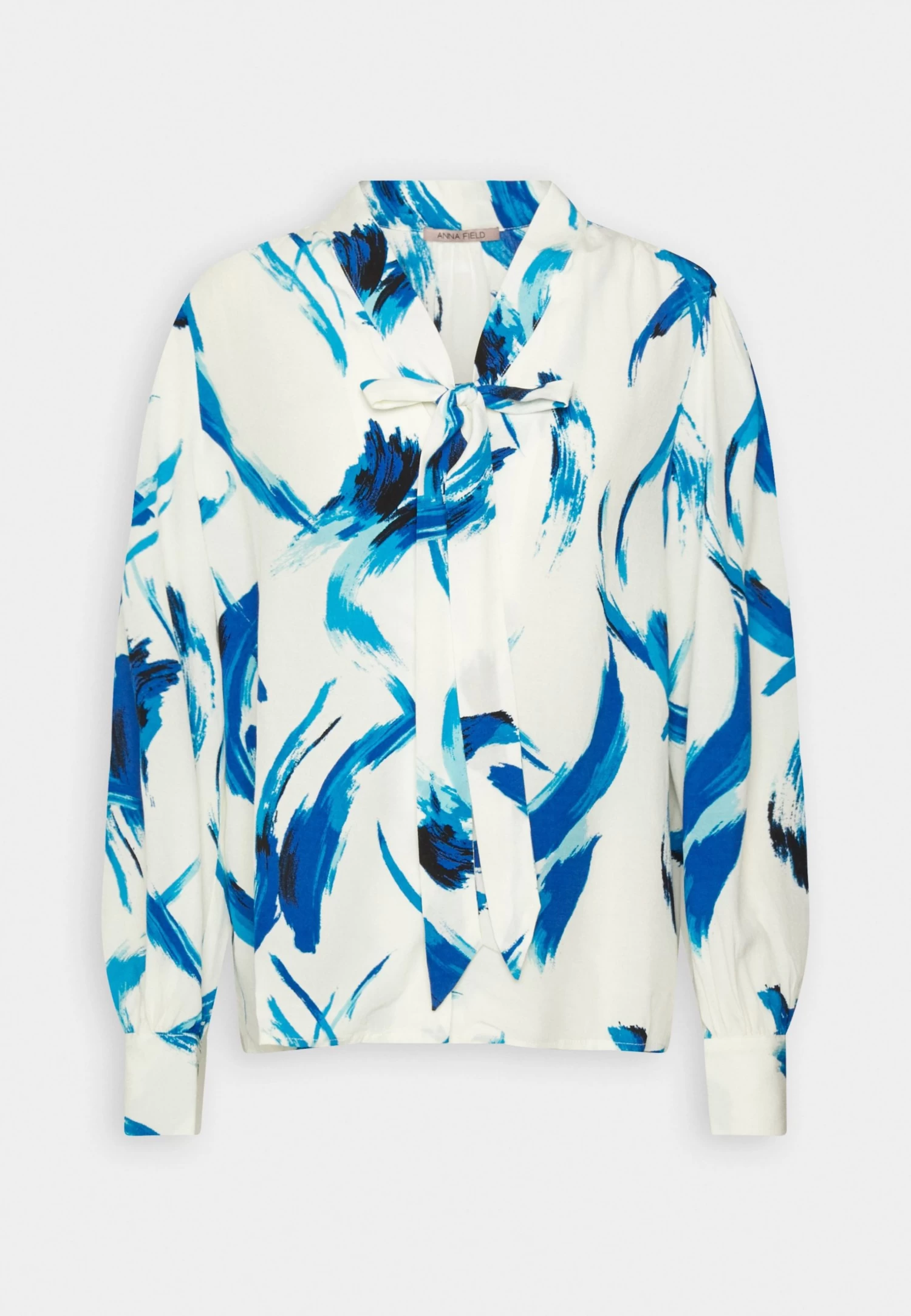 Anna Field Overhemdblouse - White, Blue 4 Anna Field Overhemdblouse - White, Blue - Afbeelding 4