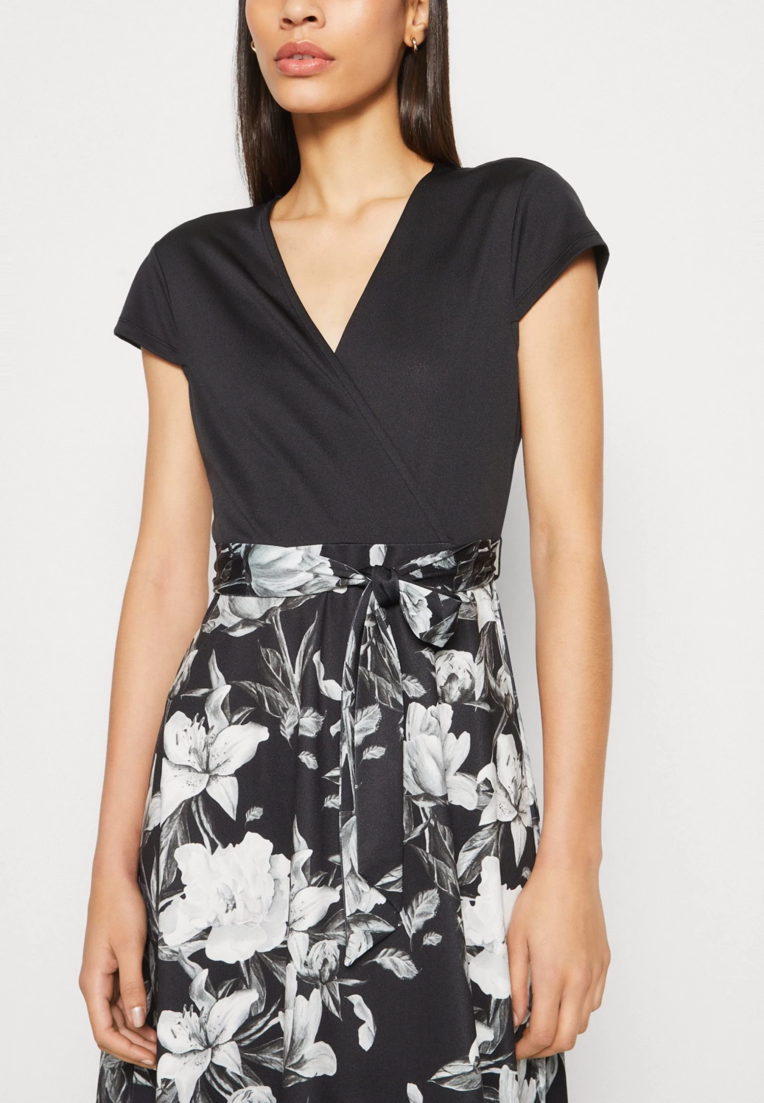 Anna Field Jerseyjurk - Black/Grey/White 8 Anna Field Jerseyjurk - Black/Grey/White - Afbeelding 8