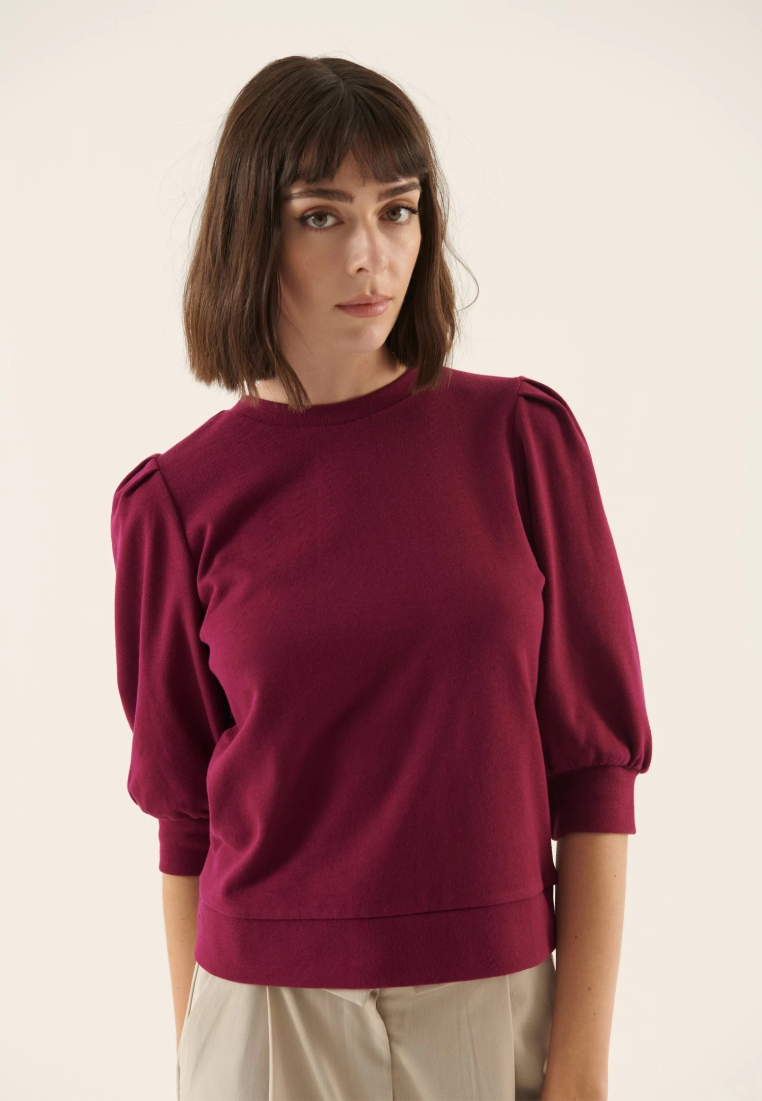 Anna Field Sweater - Berry 1 Anna Field Sweater - Berry