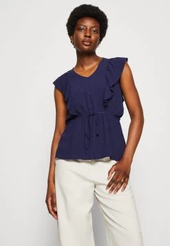 Anna Field Top - Dark Blue -Anna Field 3c609e8af1414eb093afbaa913c42265