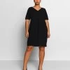 Basic Jersey Dress - Jerseyjurk - Black