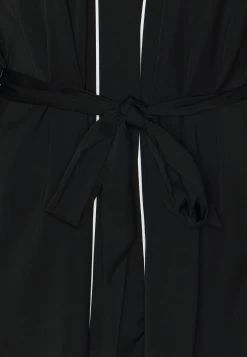 Anna Field Amanda Satin Dressing Gown - Badjas - Black -Anna Field 4cb2427b486e4ab3b54c4c6bf8a5de97