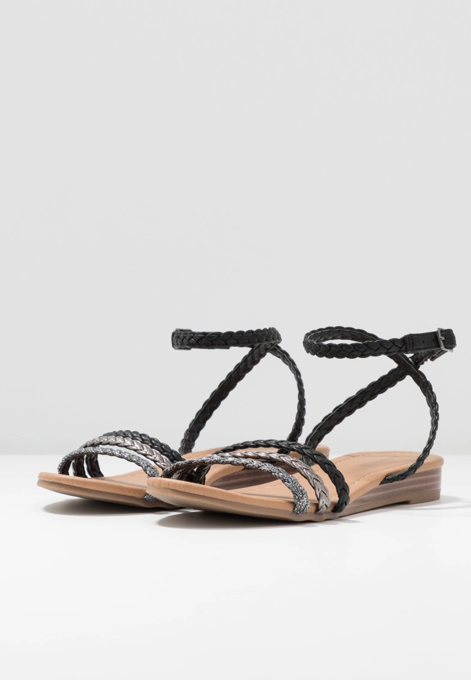 Anna Field Sandalen - Black/Silver 5 Anna Field Sandalen - Black/Silver - Afbeelding 5