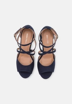 Anna Field Sandalen Met Plateauzool - Dark Blue -Anna Field 4fa3da29e73a46c2aca5981f62ee3a6c