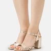 Anna Field Leather - Sandalen Met Hoge Hak - Gold