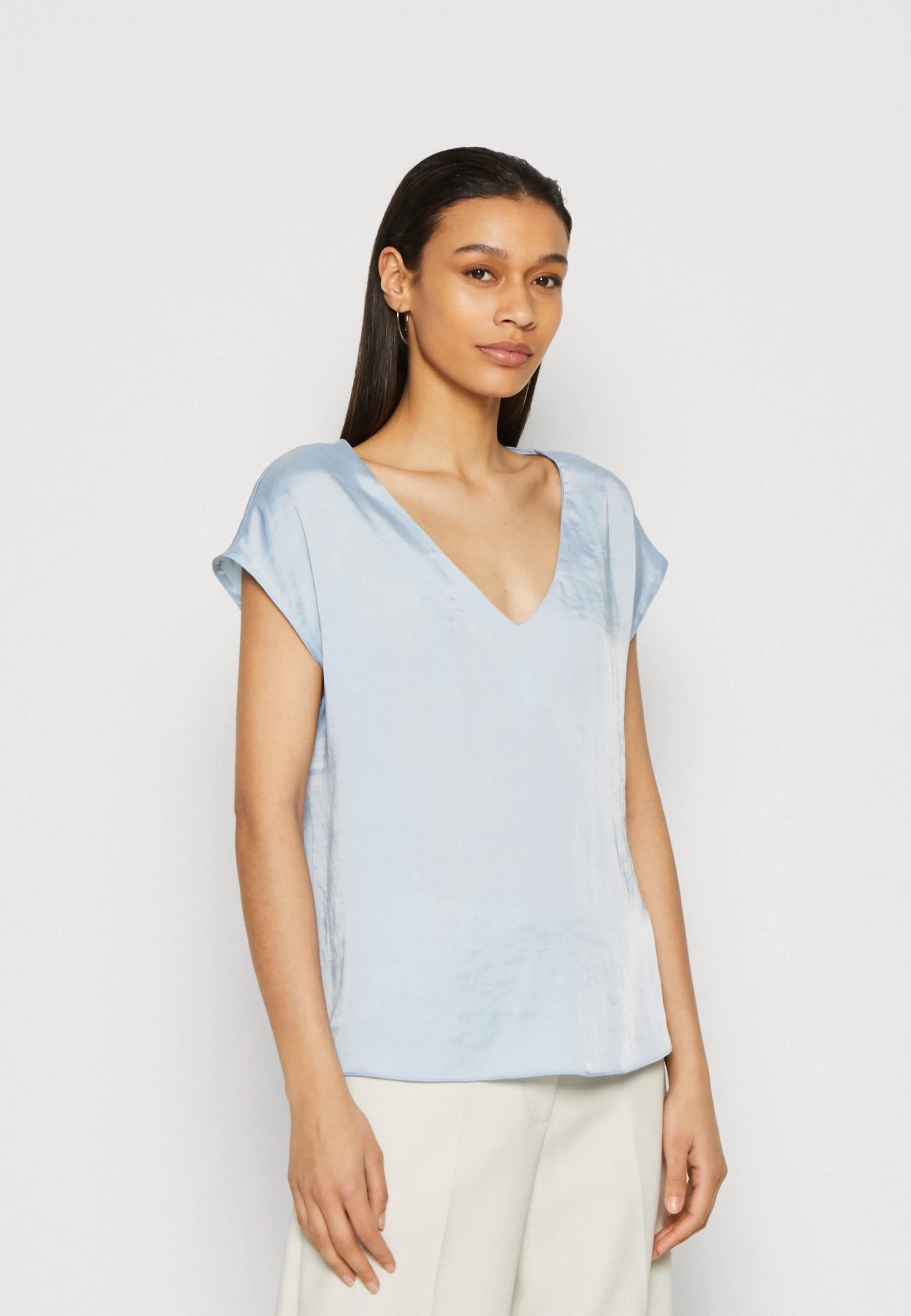 Anna Field T-Shirt Basic - Light Blue 1 Anna Field T-Shirt Basic - Light Blue