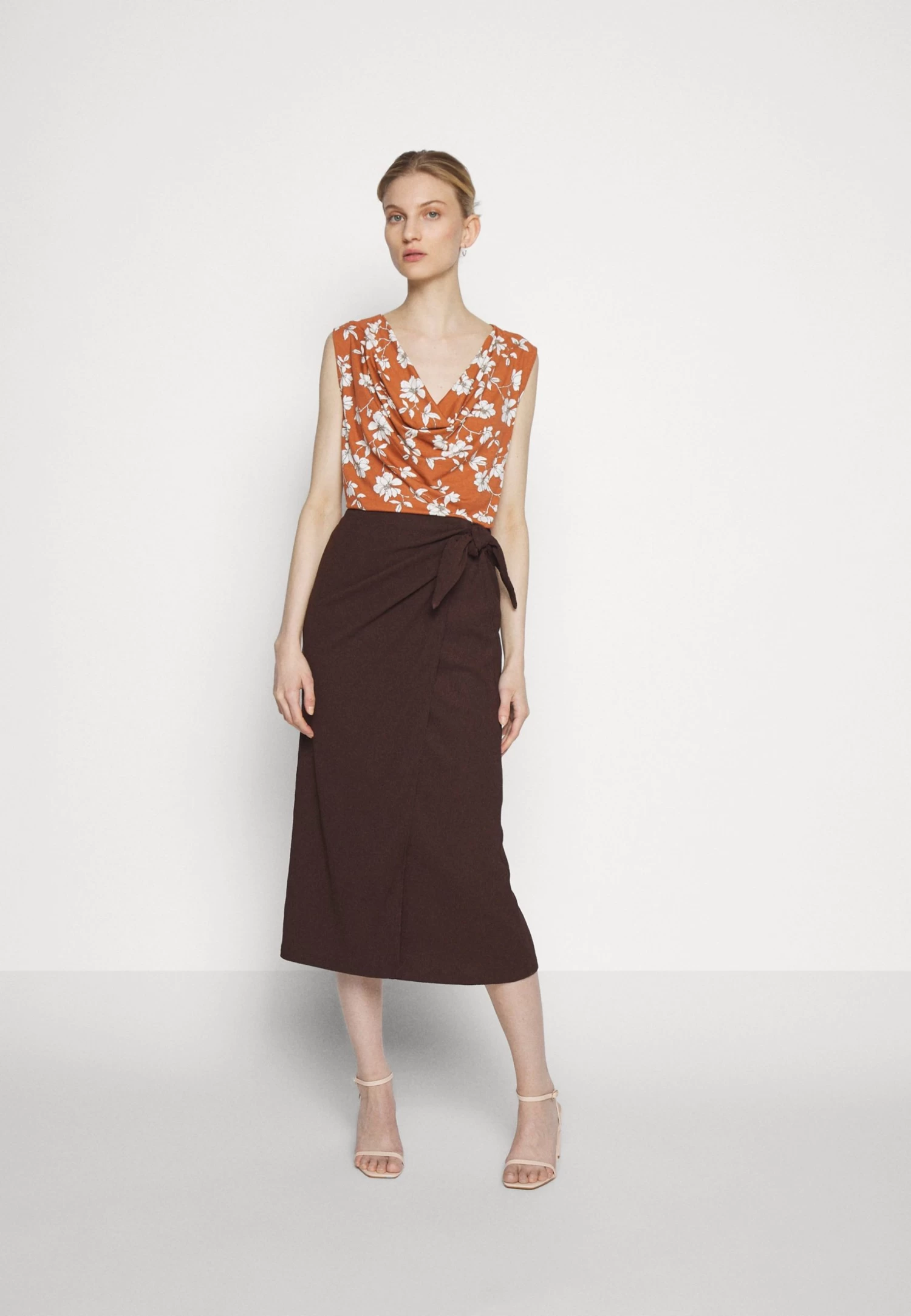 Anna Field A-Lijn Rok - Brown 5 Anna Field A-Lijn Rok - Brown - Afbeelding 5