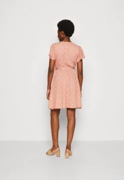 Anna Field Jurk - Brown/White -Anna Field 56716e2dceb149bca2945cffdfdbe7e2