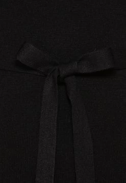 Anna Field Rollkragen Ripp Mini Strickkleid Mit Gürtel - Gebreide Jurk - Black -Anna Field 62df7be7431643c485074fa8c58759cf