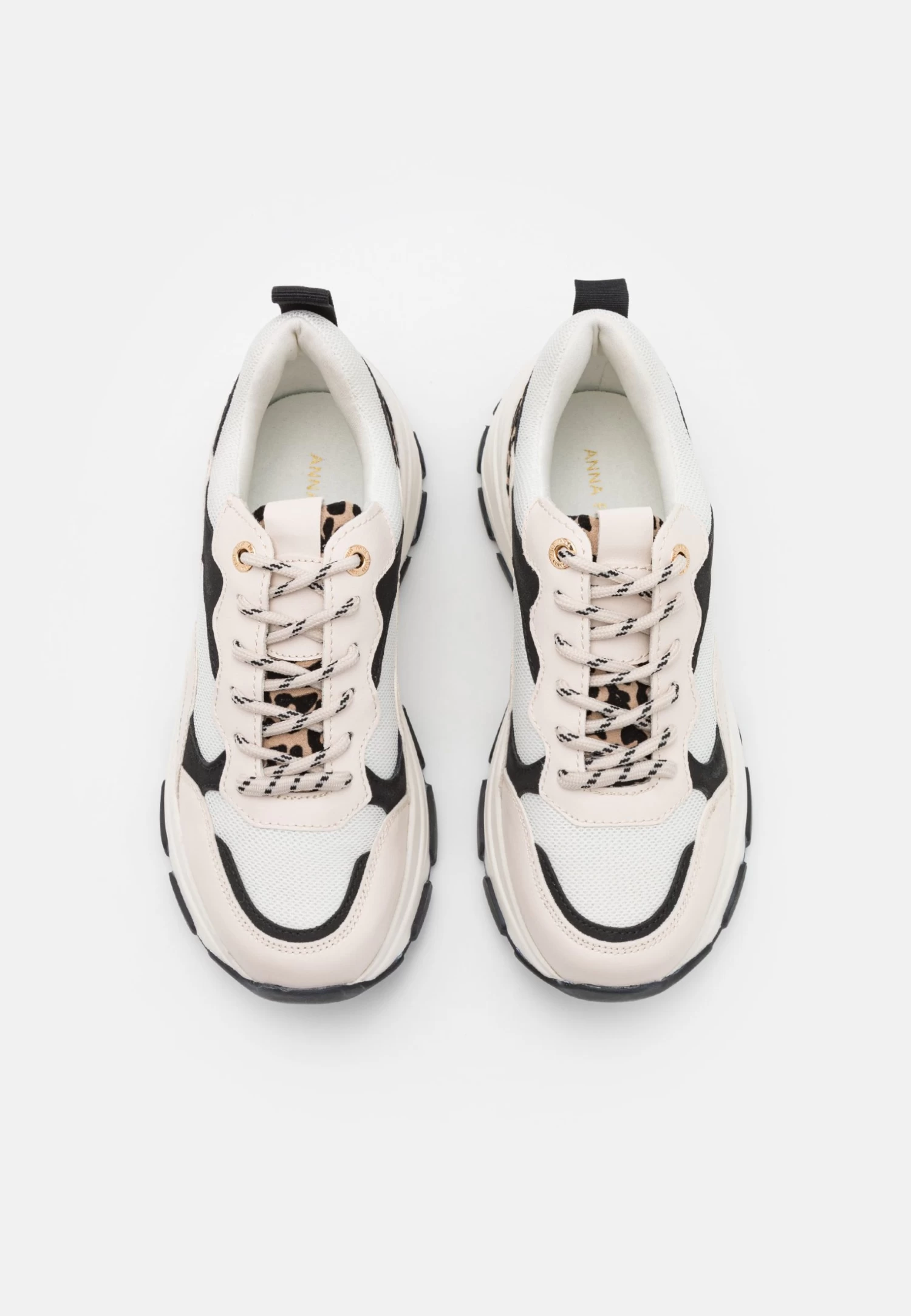 Anna Field Sneakers Laag - Black/Beige 6 Anna Field Sneakers Laag - Black/Beige - Afbeelding 6