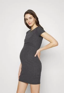 Short Sleeves- Jerseyjurk -Mottled Dark Grey