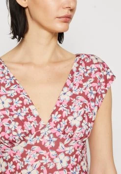 Anna Field Jerseyjurk - Brown/Beige/Pink -Anna Field 7135d7913118452da5d3bc226723a280