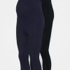 2 Pack Capri - Legging - Black/Dark Blue