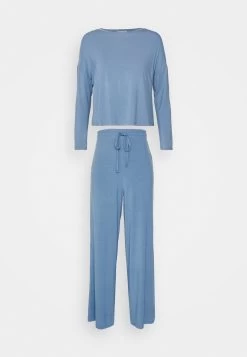 Anna Field Wide Leg - Pyjama - Blue -Anna Field 73662d12d3de4a2d8216175c6b3ae005