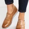 Anna Field Leather - Sportieve Veterschoenen - Cognac