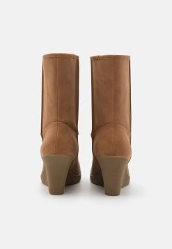 Anna Field Winter Boot - Enkellaarsjes Met Sleehak - Cognac -Anna Field 7996478d26b54973a4236206968037b1