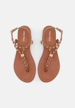 Anna Field Teensandalen - Cognac/Gold -Anna Field 7c596d3d4dd6464c819a2b72b8deb71f
