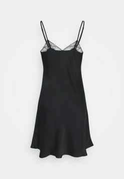 Anna Field Hammered Satin Nightie - Nachtjapon - Black -Anna Field 81ba39e4a7c34ae08ecb2226b80f5767