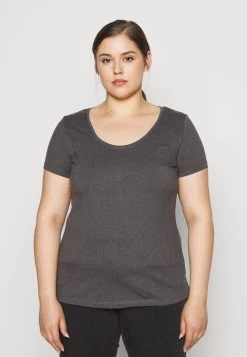 3Er Pack- T-Shirt Basic - White/Black/Dark Grey -Anna Field 889bd6ef98414779a2bf545c78919ebd