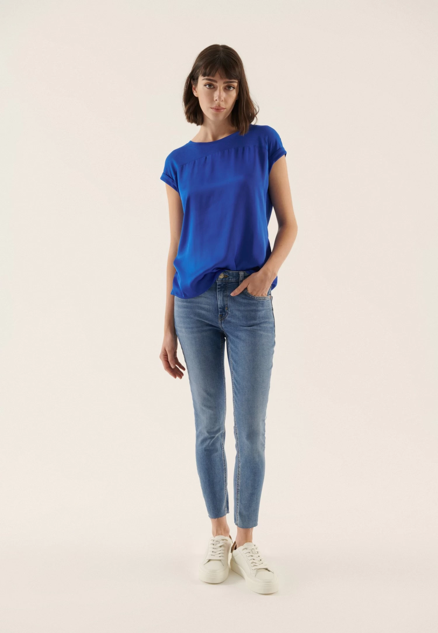 Anna Field T-Shirt Print - Blue 2 Anna Field T-Shirt Print - Blue - Afbeelding 2