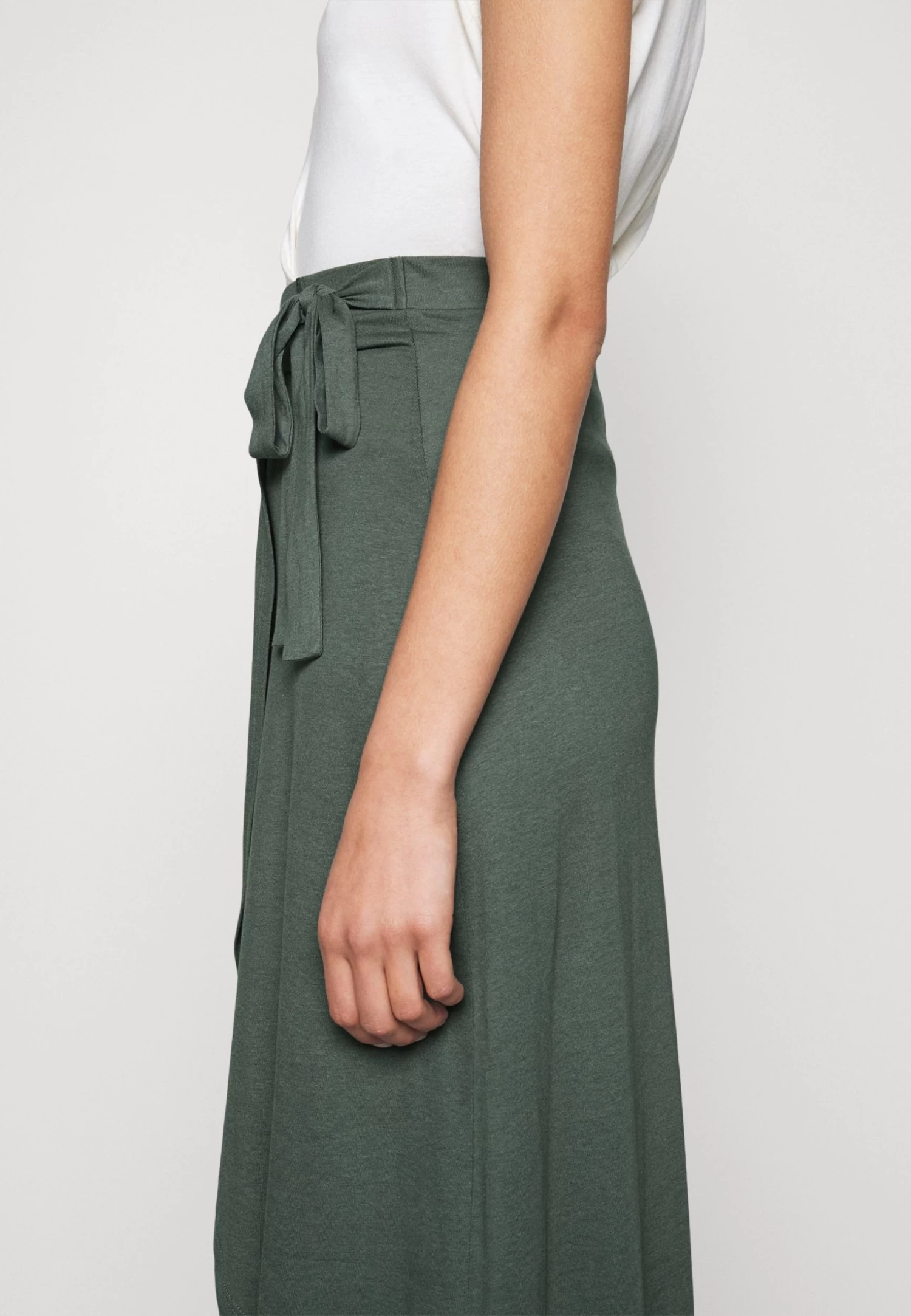 Anna Field Basic Wrap Over Midi Skirt- A-Lijn Rok - Light Green 5 Anna Field Basic Wrap Over Midi Skirt- A-Lijn Rok - Light Green - Afbeelding 5