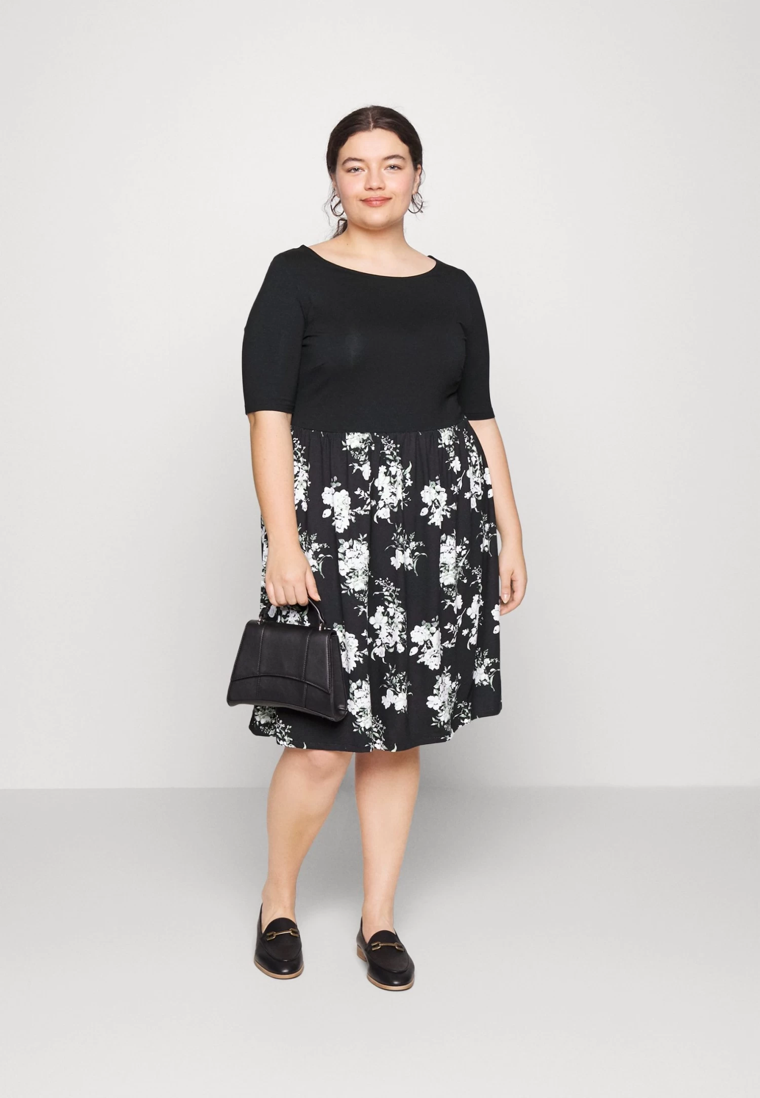 Jurk - Black/Multi Coloured 2 Jurk - Black/Multi Coloured - Afbeelding 2