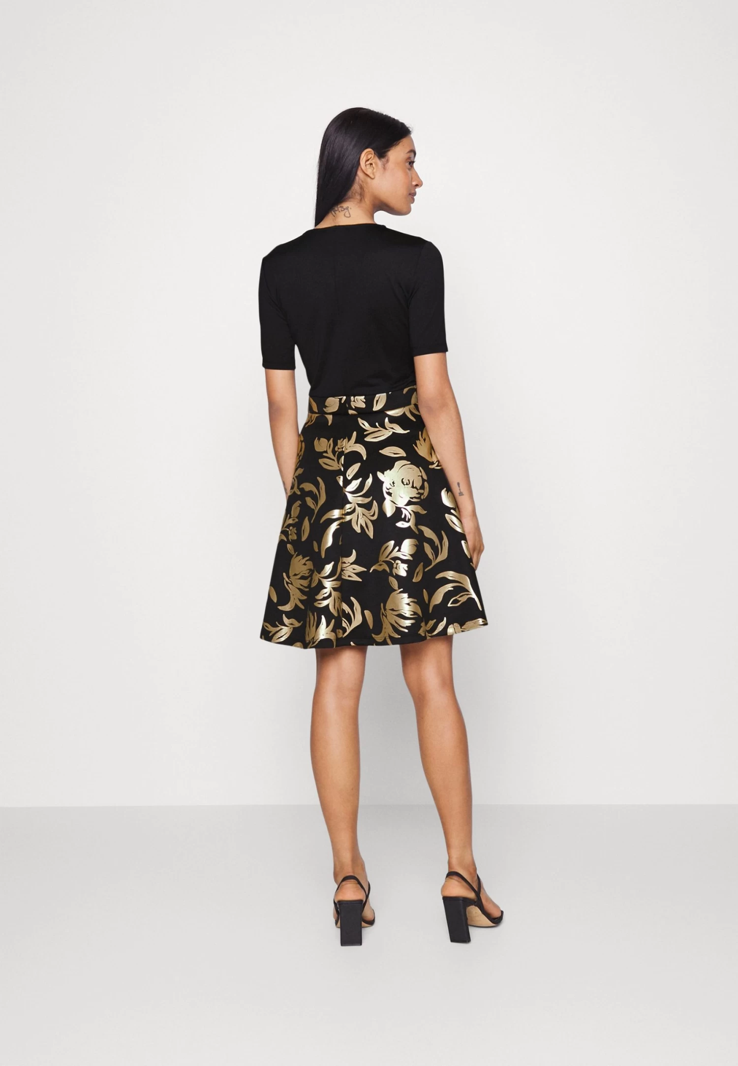 Anna Field Cocktailjurk - Black/Gold 3 Anna Field Cocktailjurk - Black/Gold - Afbeelding 3