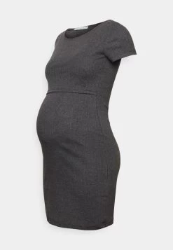 Short Sleeves- Jerseyjurk -Mottled Dark Grey 10 Short Sleeves- Jerseyjurk -Mottled Dark Grey -Anna Field a12eb757c88f47778add388454b2e645