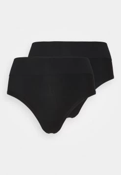 Anna Field 2Pp High Waist Thong - String - Black -Anna Field ac60c9acfebe4964ac8a53e807d6f502