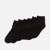 Anna Field 6 Pack Quarter Socks - Sokken - Black