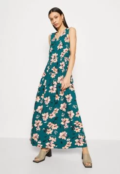 Anna Field Maxi-Jurk - Dark Green/Pink -Anna Field baa227ce9a894cf9a0af24e94c9b805b