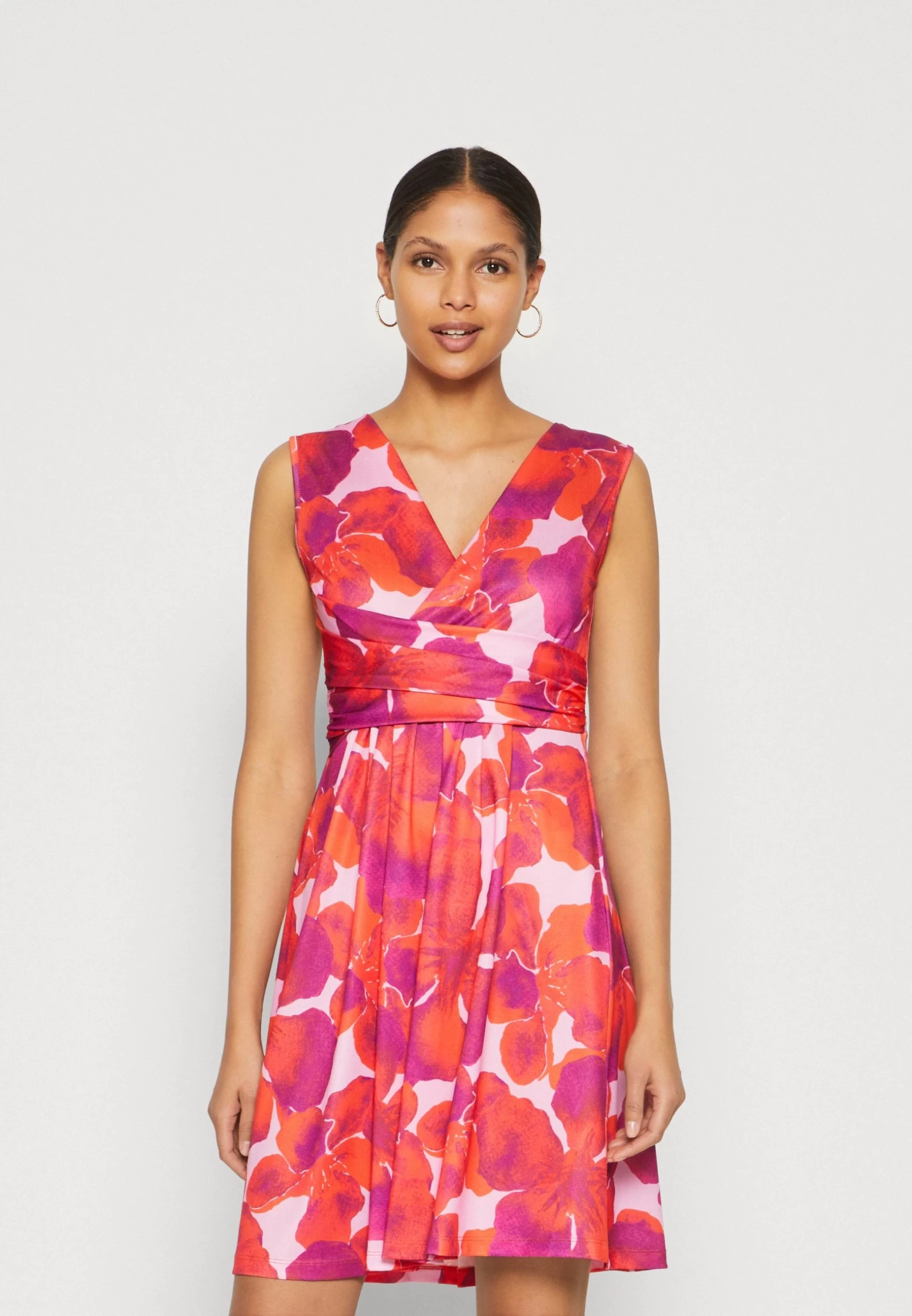 Anna Field Jerseyjurk - Red/Pink 3 Anna Field Jerseyjurk - Red/Pink - Afbeelding 3