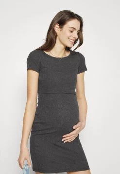 Short Sleeves- Jerseyjurk -Mottled Dark Grey 9 Short Sleeves- Jerseyjurk -Mottled Dark Grey -Anna Field c43c1acc53fa4f7aba38b9e5cc96a3b1