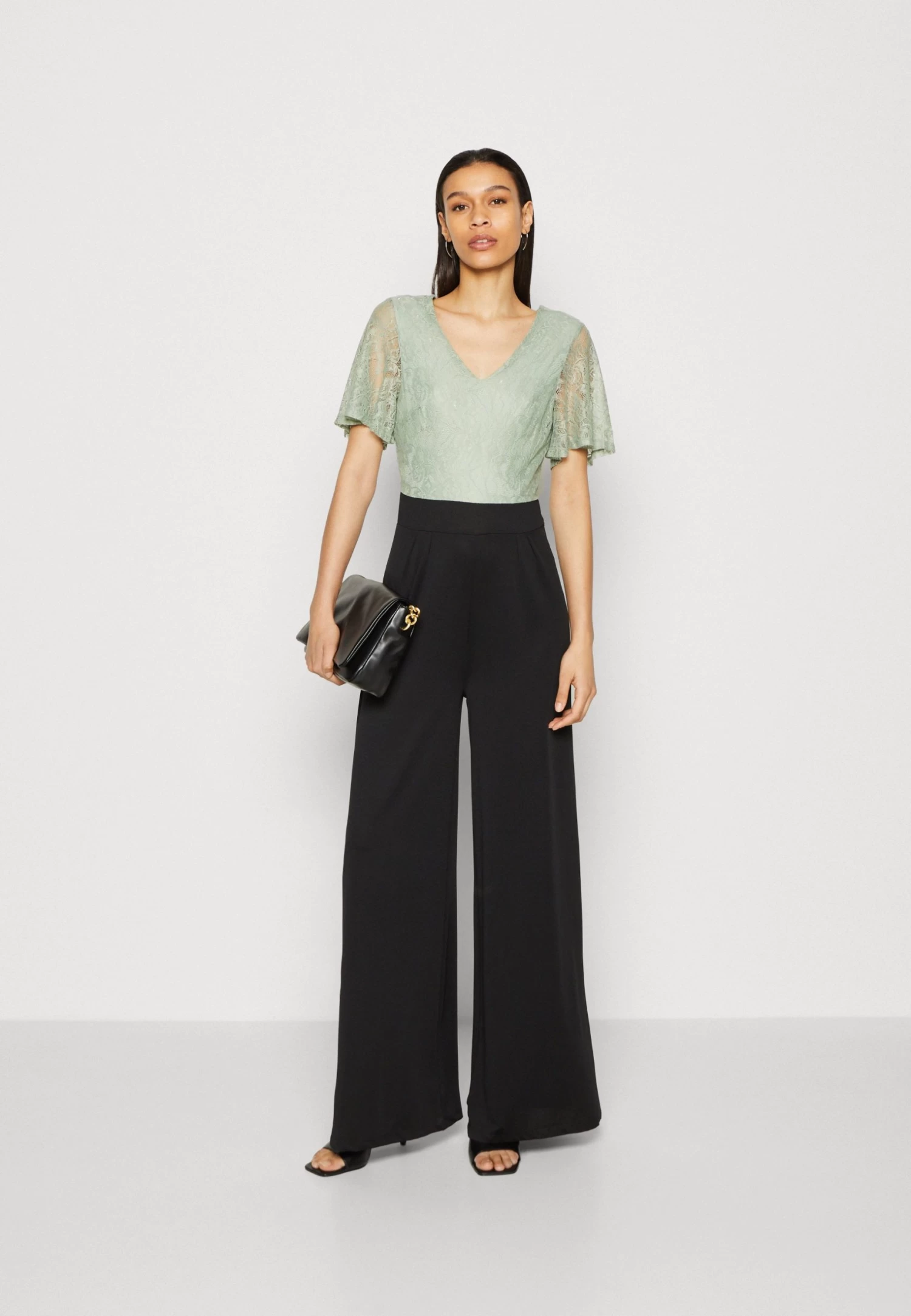 Anna Field Jumpsuit - Light Green/Black 2 Anna Field Jumpsuit - Light Green/Black - Afbeelding 2