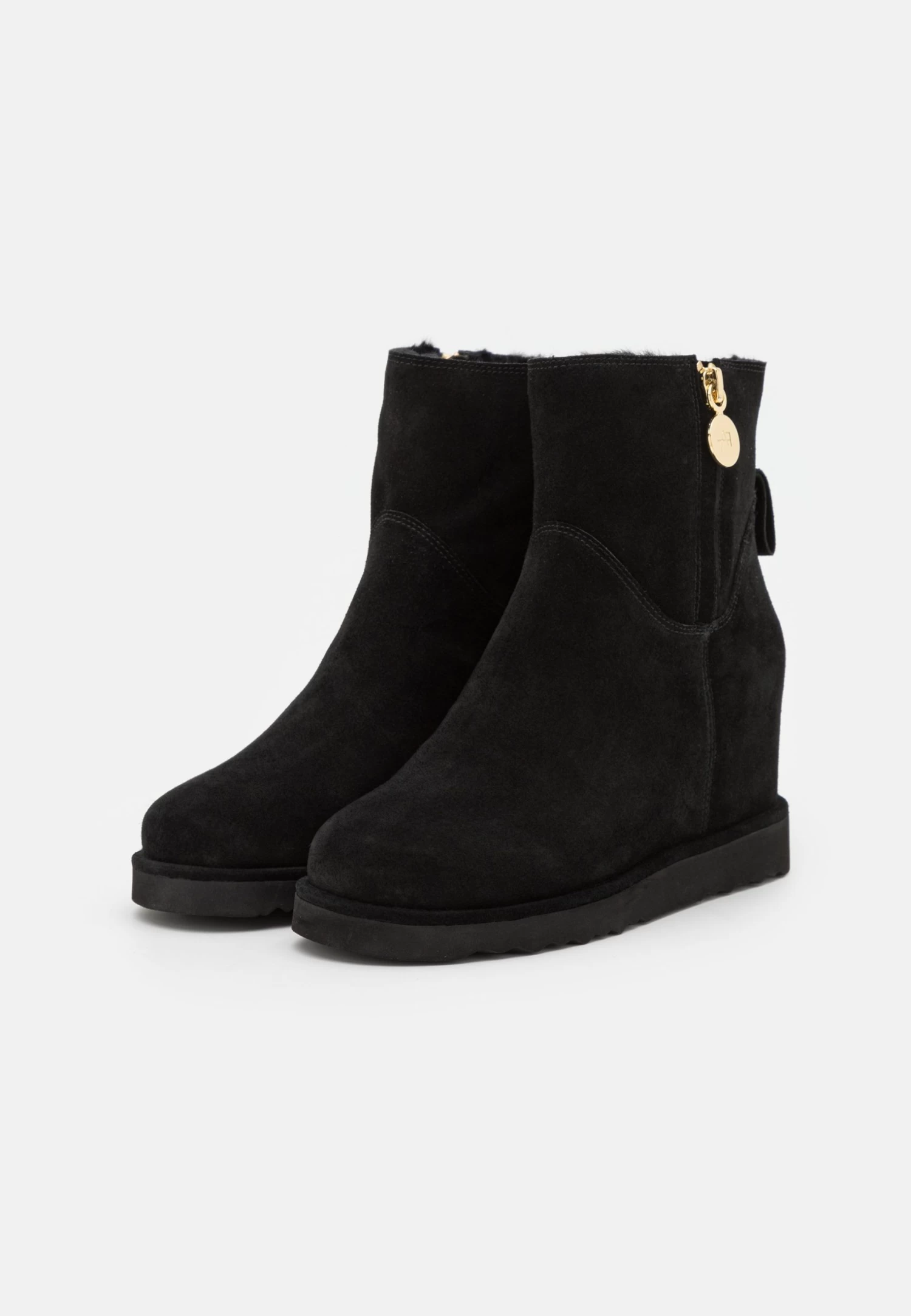 Anna Field Leather Winter Boot - Korte Laarzen - Black 3 Anna Field Leather Winter Boot - Korte Laarzen - Black - Afbeelding 3