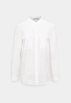 Anna Field Basic Blouse With Front Pockets - Overhemdblouse - Offwhite -Anna Field de3c89d9a03c44d697e93a88152dd3de