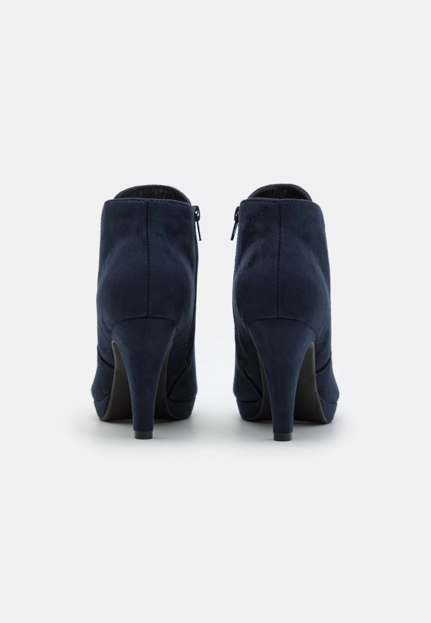 Anna Field Enkellaarsjes Met Hoge Hak - Dark Blue 4 Anna Field Enkellaarsjes Met Hoge Hak - Dark Blue - Afbeelding 4