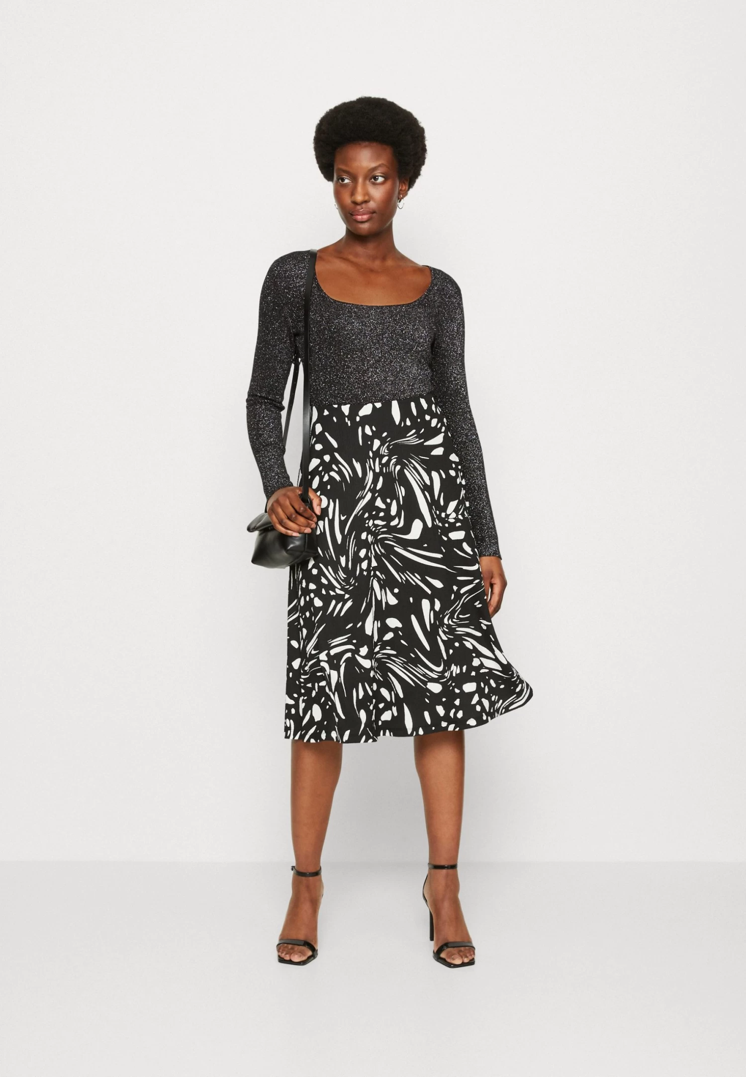 Anna Field A-Lijn Rok - Black/White 2 Anna Field A-Lijn Rok - Black/White - Afbeelding 2