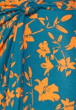 Anna Field Front Knot Midi Skirt - Kokerrok - Blue -Anna Field ec90ec8a97224e79b6679664fbc7562a