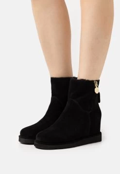 Anna Field Leather Winter Boot - Korte Laarzen - Black