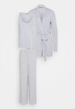 Anna Field 3 Piece Jersey- Pyjama - Mottled Light Grey -Anna Field f2dd0cd2d06b4d34bbaf81015ee5a71c