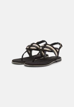 Anna Field Teensandalen - Black/Gold -Anna Field f93bd3a8f48b450094f559dcad7de6e8