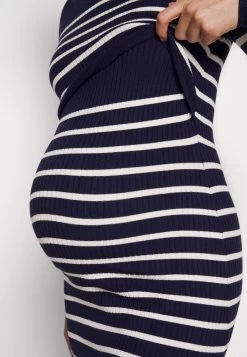 Gebreide Jurk - Blue/White -Anna Field fcdbaa5342374cf99b36a97cd215988c